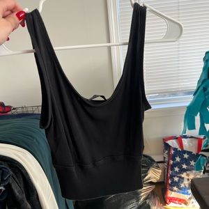 Medium black crop top